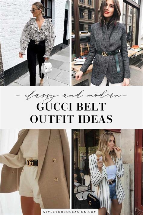 gucci belt pinterest|Gucci belt outfit ideas.